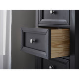 Wooden Chest Of 5 Drawers Tall - Maine