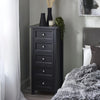 Wooden Chest Of 5 Drawers Tall - Maine