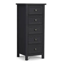 Wooden Chest Of 5 Drawers Tall - Maine