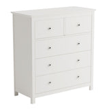 Wooden Chest Of 5 Drawers Wide - Nairn