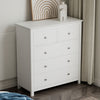 Wooden Chest Of 5 Drawers Wide - Nairn
