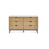 Wooden Chest Of 5 Drawers Wide - Sia