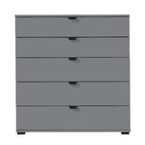 Wooden Chest Of 5 Drawers Wide - Valentine