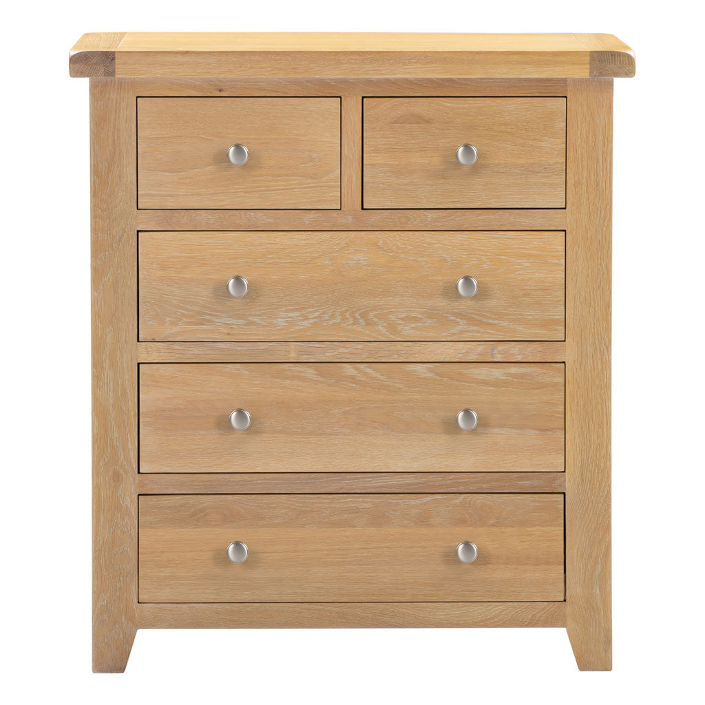 Wooden Chest Of 5 Drawers - Windsor