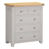 Wooden Chest Of 5 Drawers - Windsor
