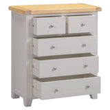 Wooden Chest Of 5 Drawers - Windsor