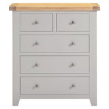 Wooden Chest Of 5 Drawers - Windsor