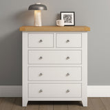 Wooden Chest Of 5 Drawers - Windsor