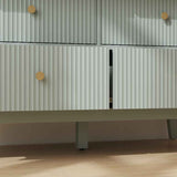 Wooden Chest Of 6 Drawers 100cm Wide - Velmora