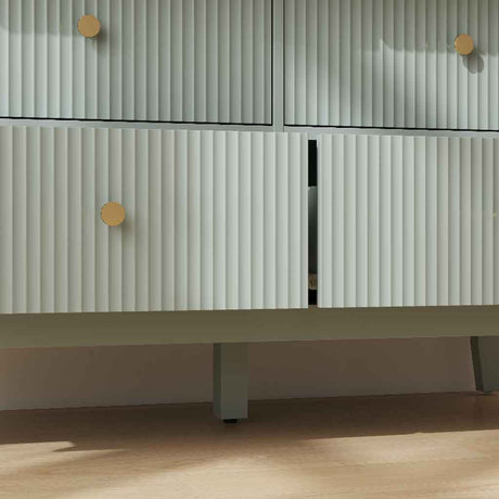 Wooden Chest Of 6 Drawers 100cm Wide - Velmora
