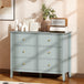 Wooden Chest Of 6 Drawers 100cm Wide - Velmora