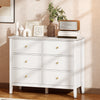 Wooden Chest Of 6 Drawers 100cm Wide - Velmora