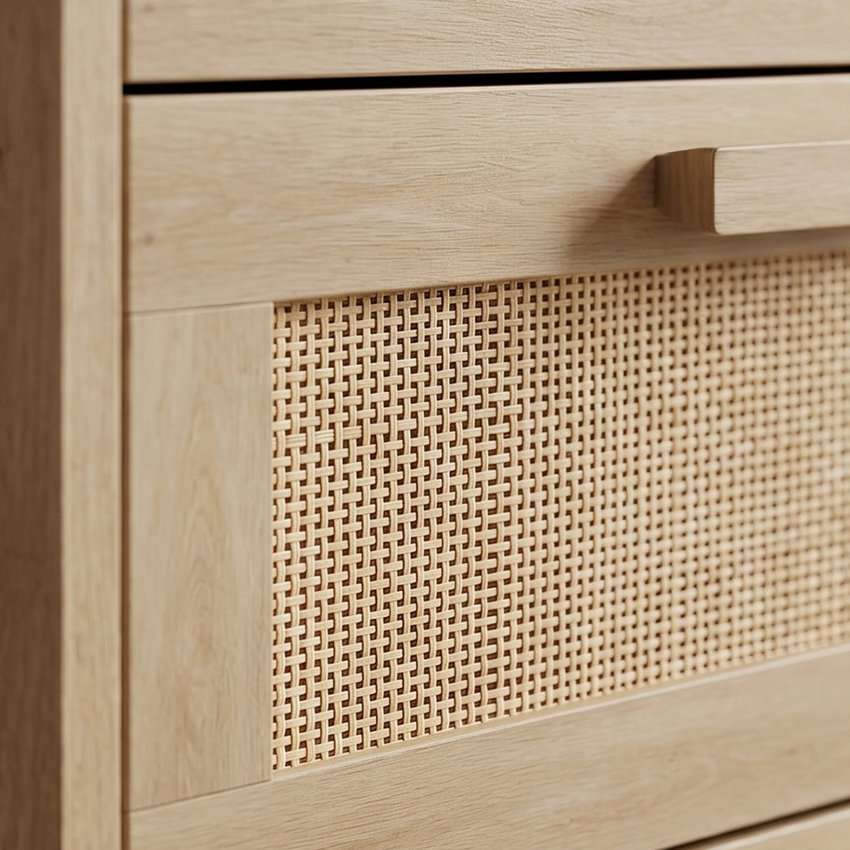 Wooden Chest Of 6 Drawers 110cm Wide - Velmora