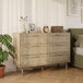 Wooden Chest Of 6 Drawers 110cm Wide - Velmora