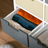 Wooden Chest Of 6 Drawers 62cm Wide - Velmora