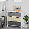 Wooden Chest Of 6 Drawers 62cm Wide - Velmora
