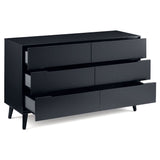 Wooden Chest Of 6 Drawers - Alicia
