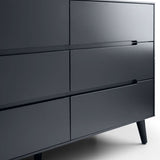 Wooden Chest Of 6 Drawers - Alicia