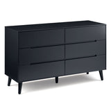 Wooden Chest Of 6 Drawers - Alicia