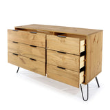 Wooden Chest Of 6 Drawers - Augusta