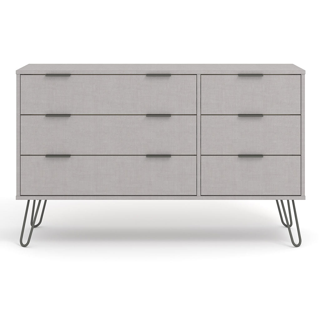 Wooden Chest Of 6 Drawers - Augusta