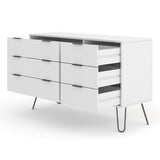 Wooden Chest Of 6 Drawers - Augusta