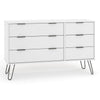 Wooden Chest Of 6 Drawers - Augusta
