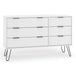 Wooden Chest Of 6 Drawers - Augusta
