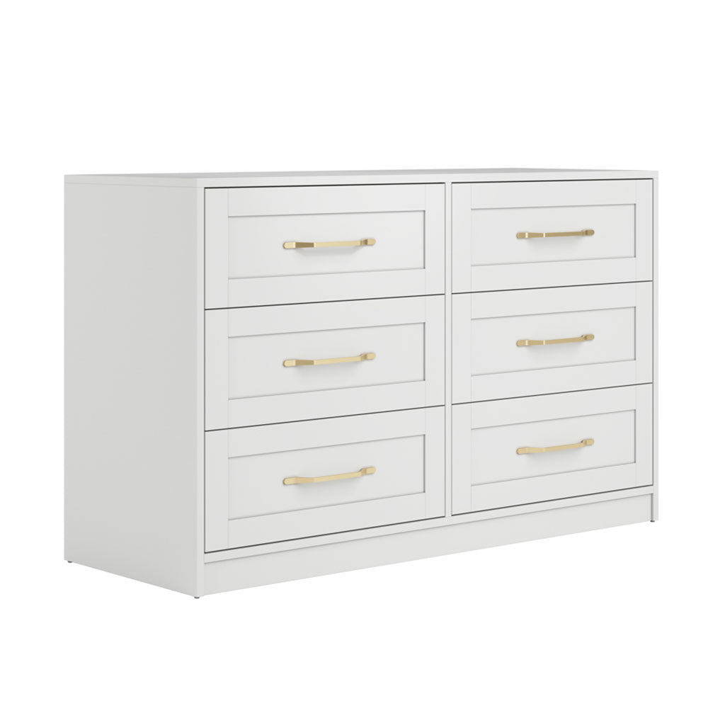 Wooden Chest Of 6 Drawers - Austen