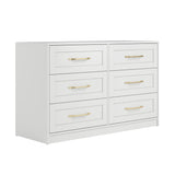 Wooden Chest Of 6 Drawers - Austen