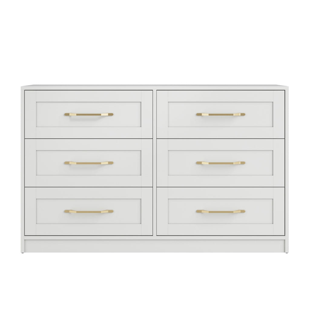 Wooden Chest Of 6 Drawers - Austen