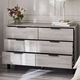Wooden Chest Of 6 Drawers - Bali