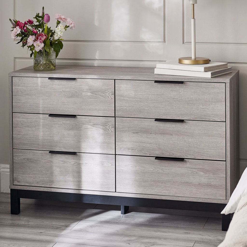 Wooden Chest Of 6 Drawers - Bali