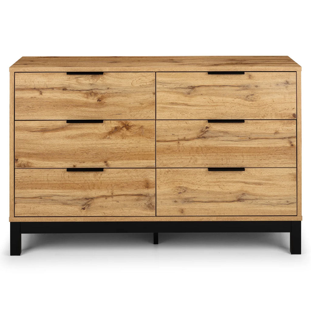 Wooden Chest Of 6 Drawers - Bali