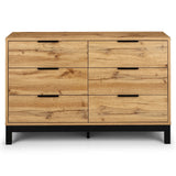 Wooden Chest Of 6 Drawers - Bali