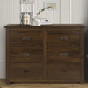 Wooden Chest Of 6 Drawers - Boston
