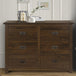 Wooden Chest Of 6 Drawers - Boston