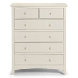 Wooden Chest Of 6 Drawers - Cameo