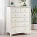 Wooden Chest Of 6 Drawers - Cameo