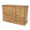 Wooden Chest Of 6 Drawers - Cotswold
