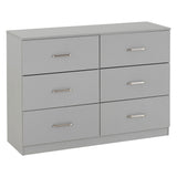 Wooden Chest Of 6 Drawers - Dakota