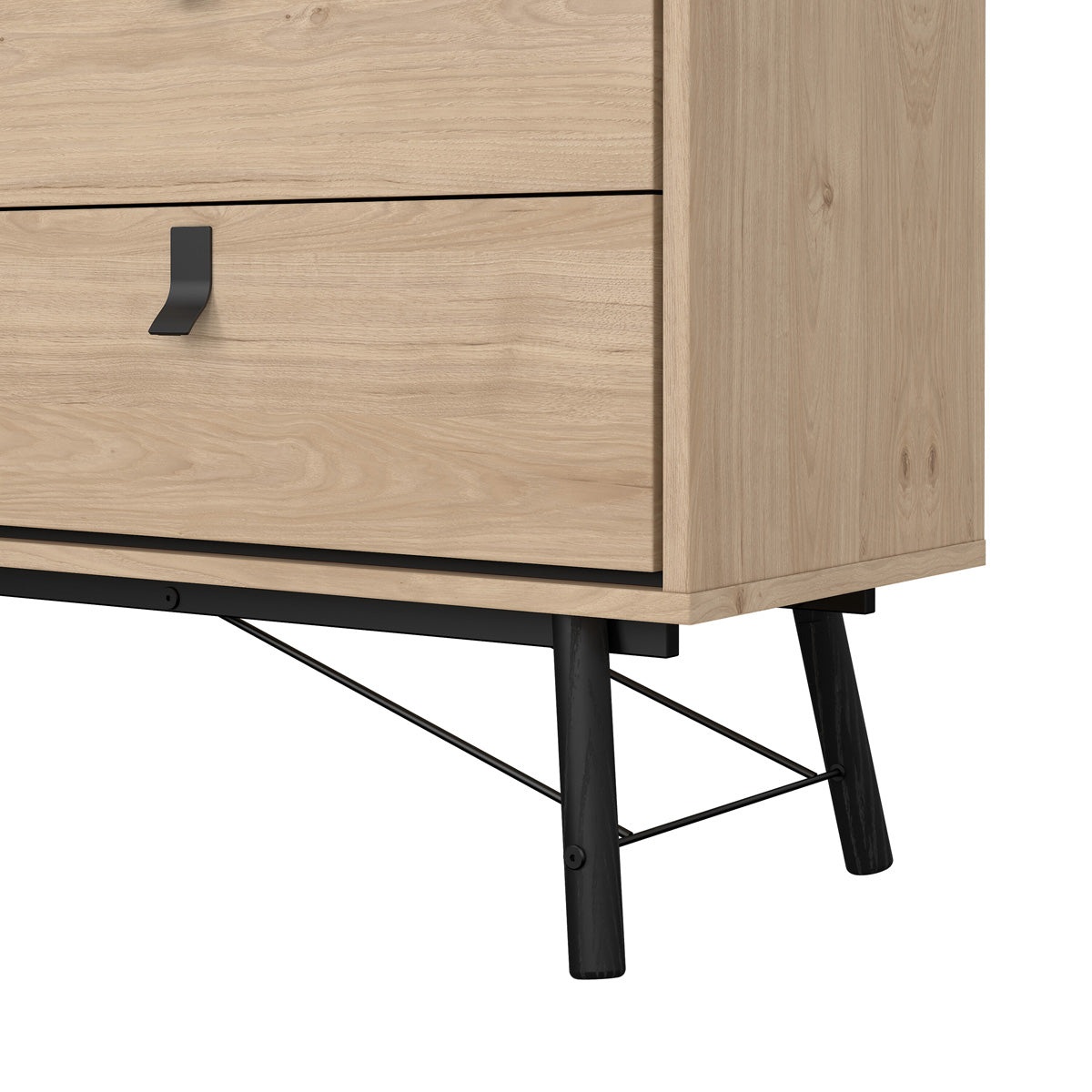 Wooden Chest Of 6 Drawers Double Dresser - Ry