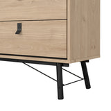 Wooden Chest Of 6 Drawers Double Dresser - Ry