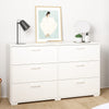 Wooden Chest Of 6 Drawers Double Dresser - Sofia