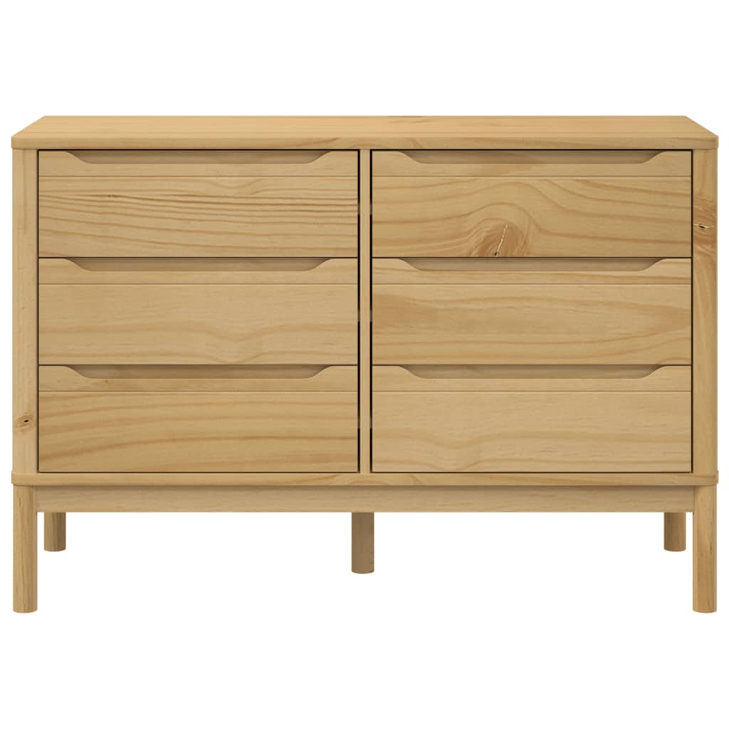 Wooden Chest Of 6 Drawers - Floro