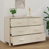 Wooden Chest Of 6 Drawers - Hamar