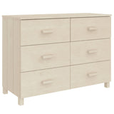 Wooden Chest Of 6 Drawers - Hamar