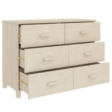 Wooden Chest Of 6 Drawers - Hamar