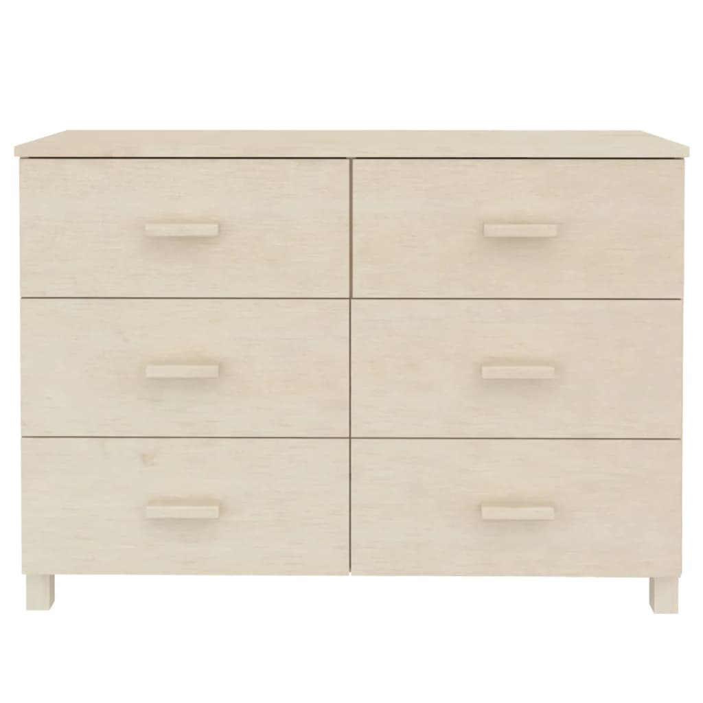 Wooden Chest Of 6 Drawers - Hamar