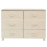 Wooden Chest Of 6 Drawers - Hamar